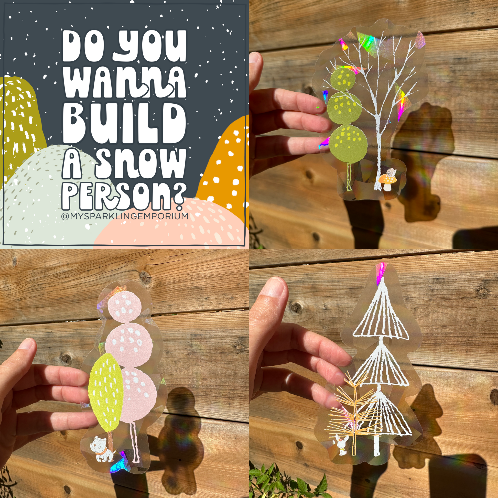Sticker Set: Mystery Snowperson Kit