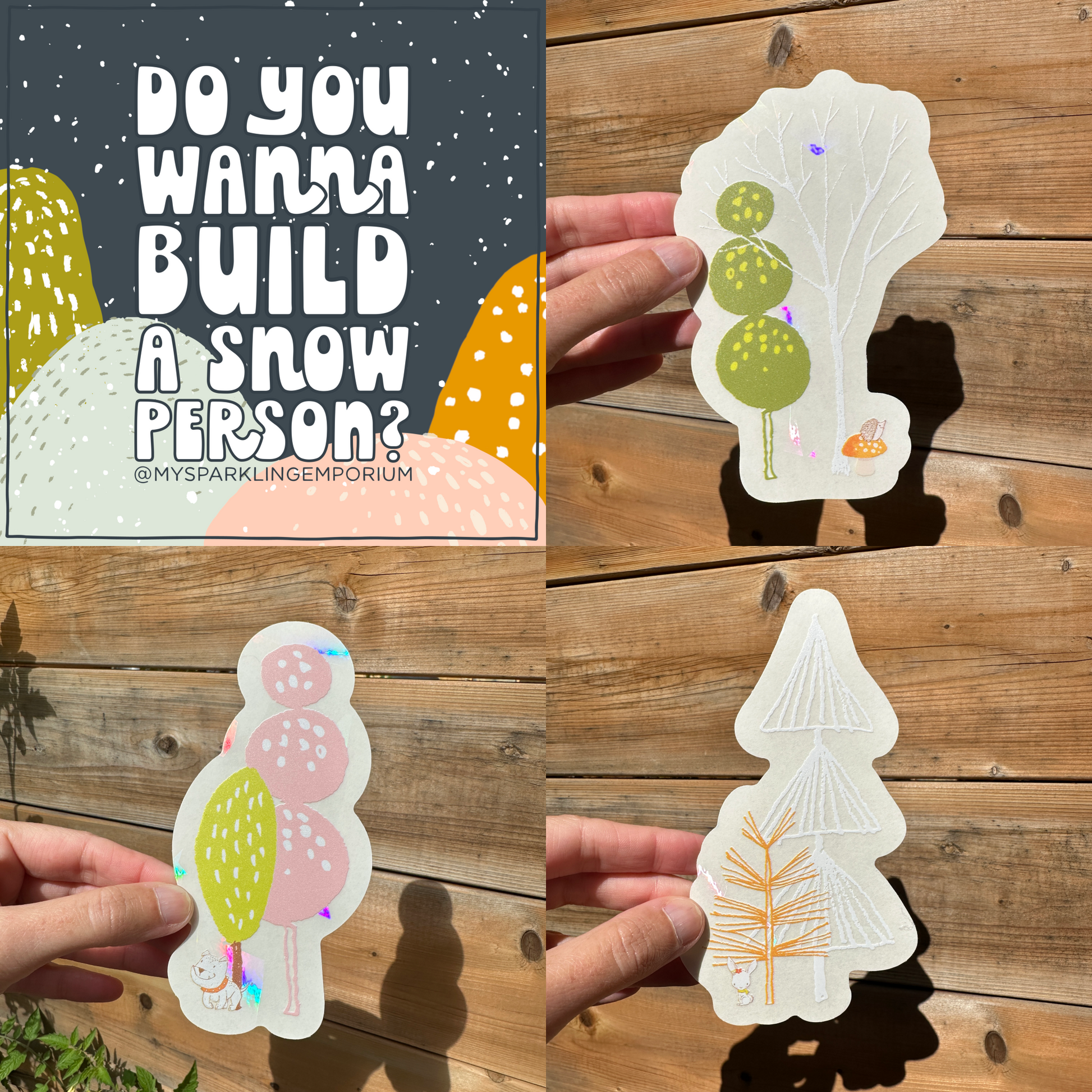 Sticker Set: Mystery Snowperson Kit