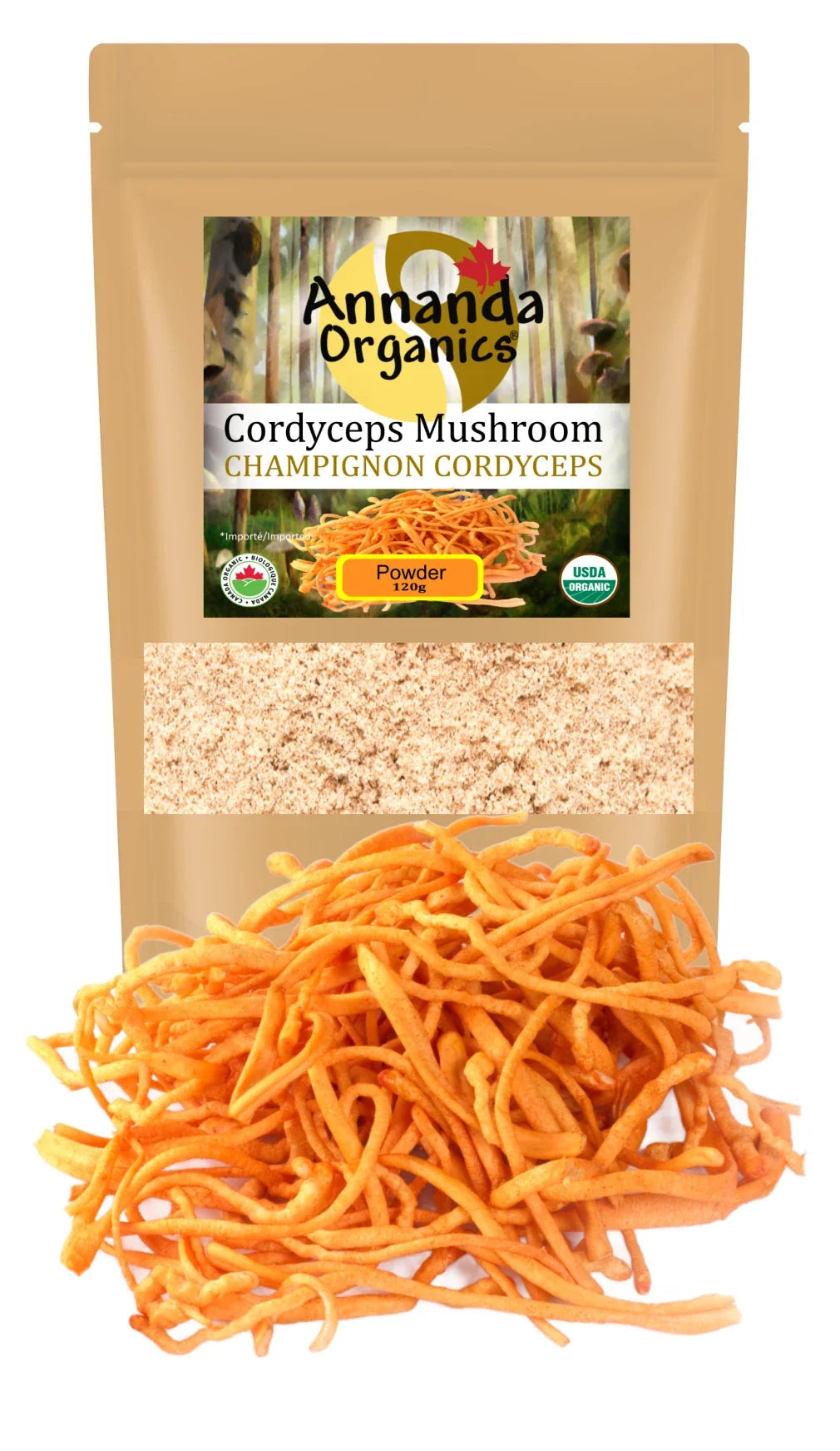 Organic Cordyceps Mushroom Powder