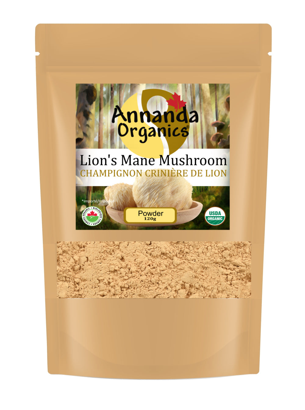 Organic Lion's Mane Mushroom Powder