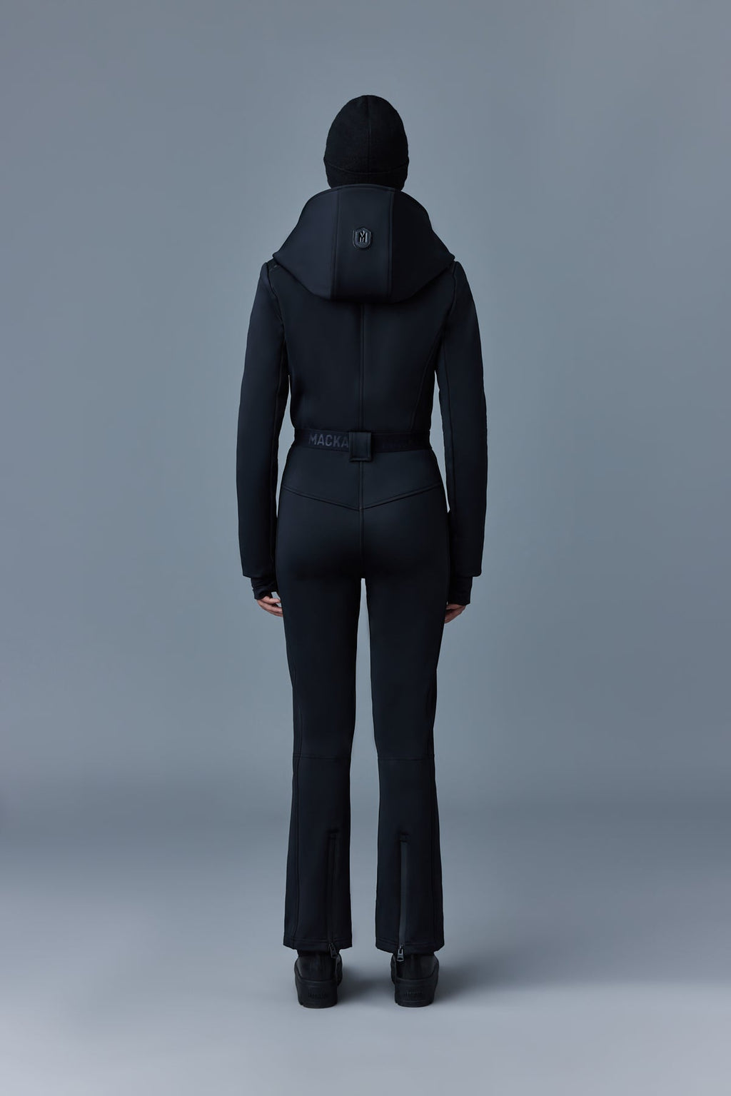 Combinaison de ski ELLE Agile-360 avec capuche amovible et bordure en peau lainée