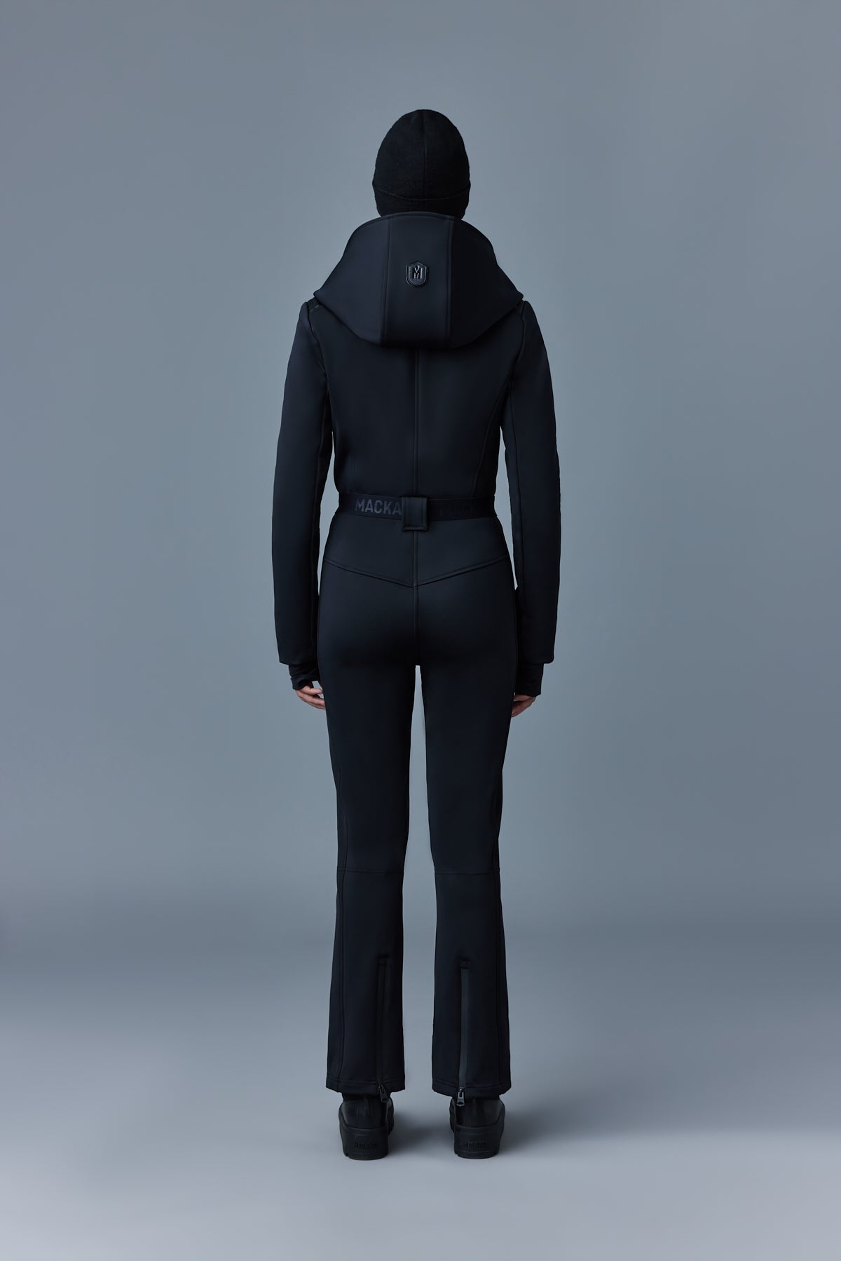 Combinaison de ski ELLE Agile-360 avec capuche amovible et bordure en peau lainée