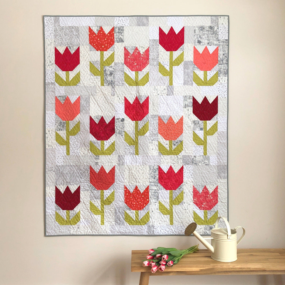 Paper Tulips Quilt Kit