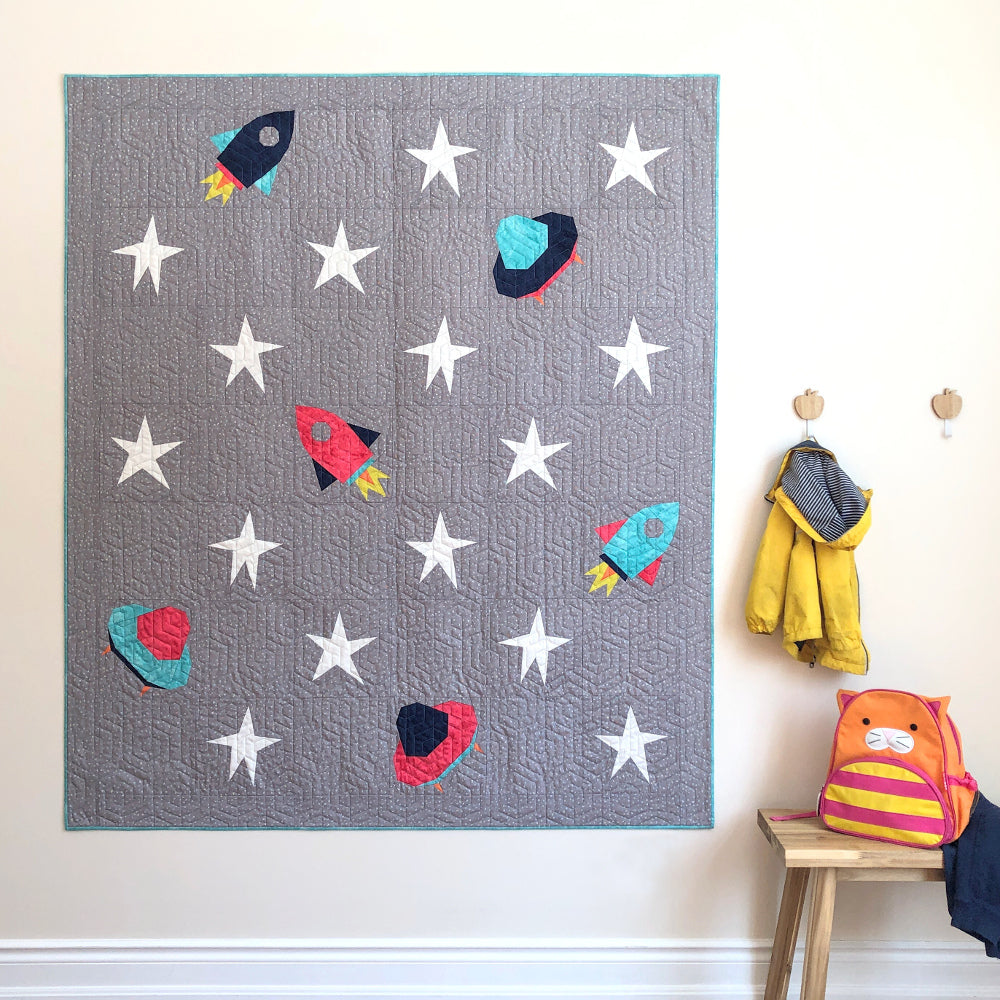 Patron de courtepointe Star Cruisers Apples &amp; Beavers