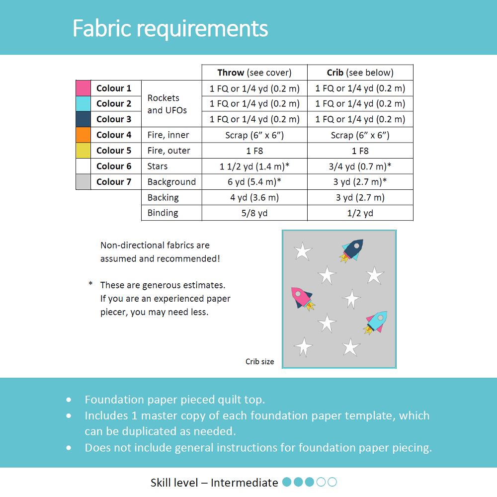 Star Cruisers Quilt Pattern