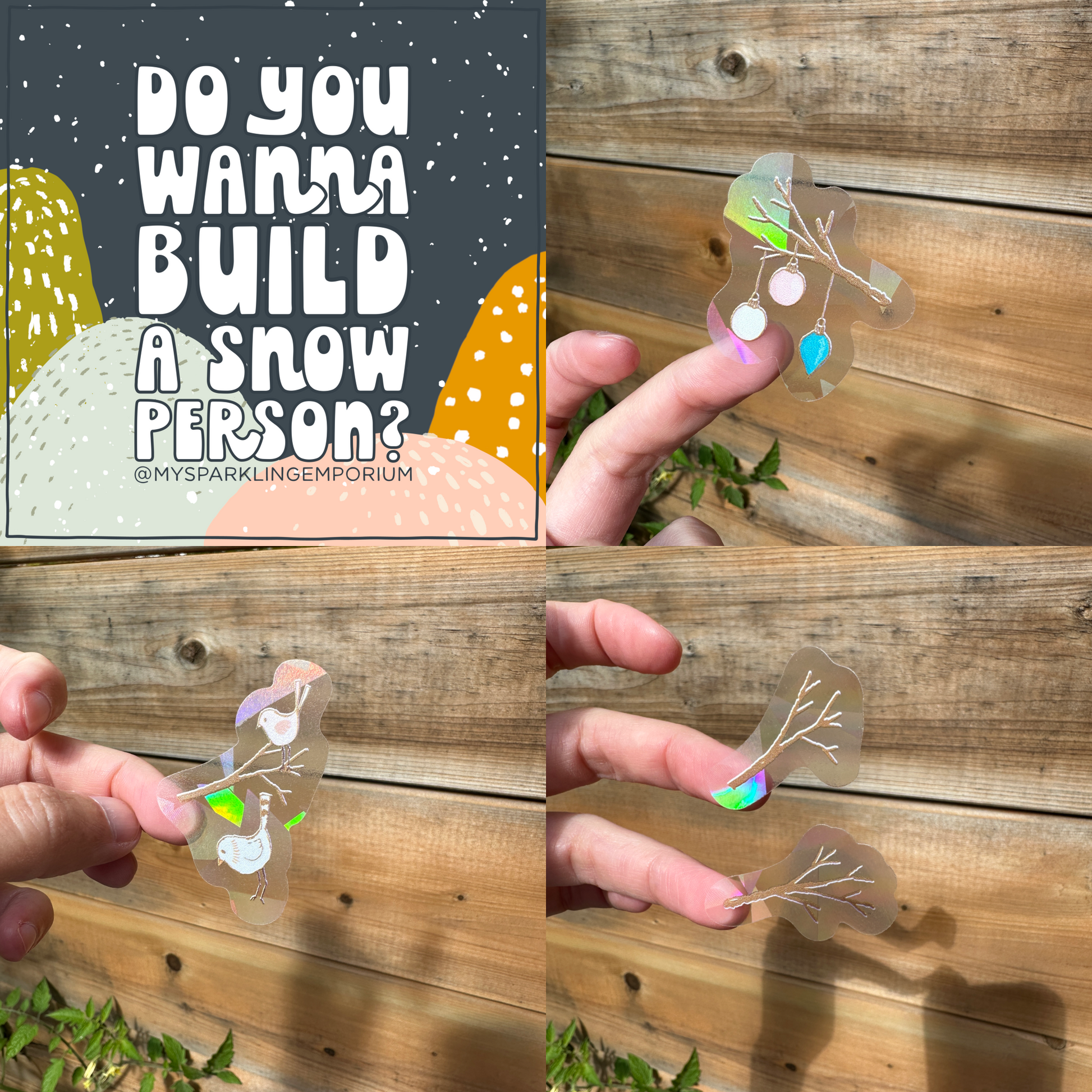 Sticker Set: Mystery Snowperson Kit