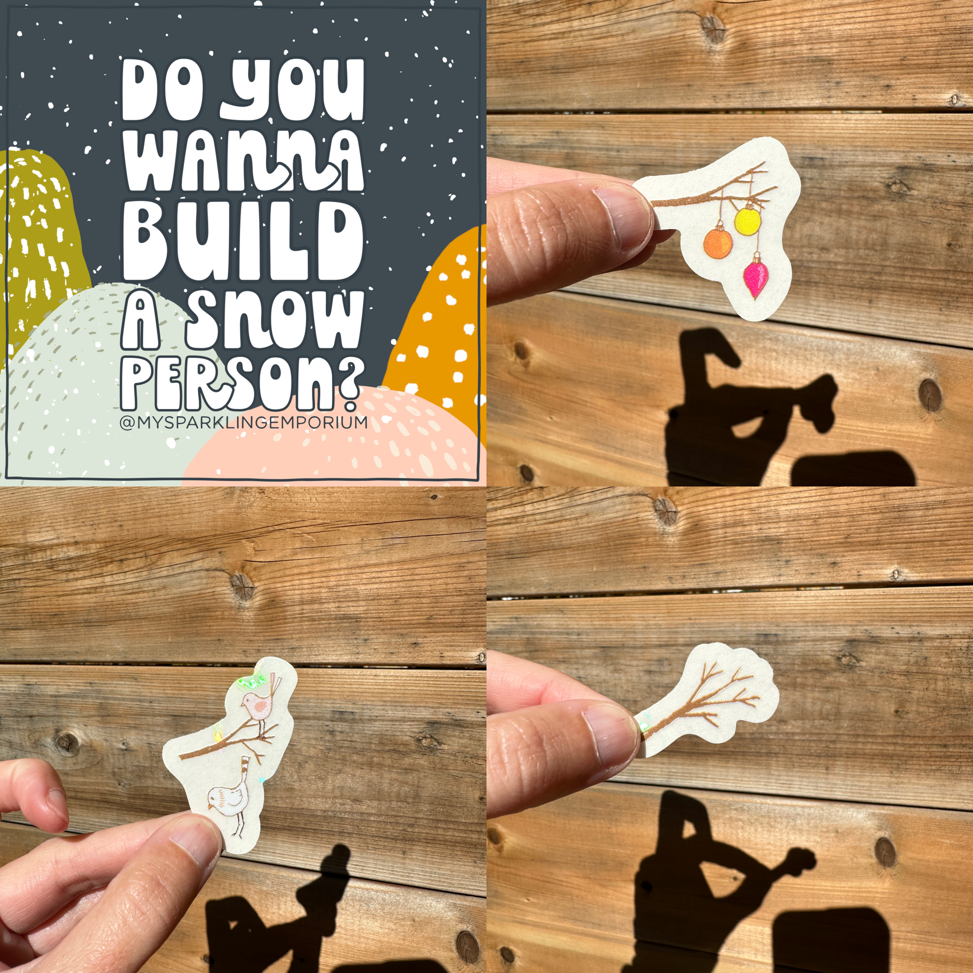 Sticker Set: Mystery Snowperson Kit