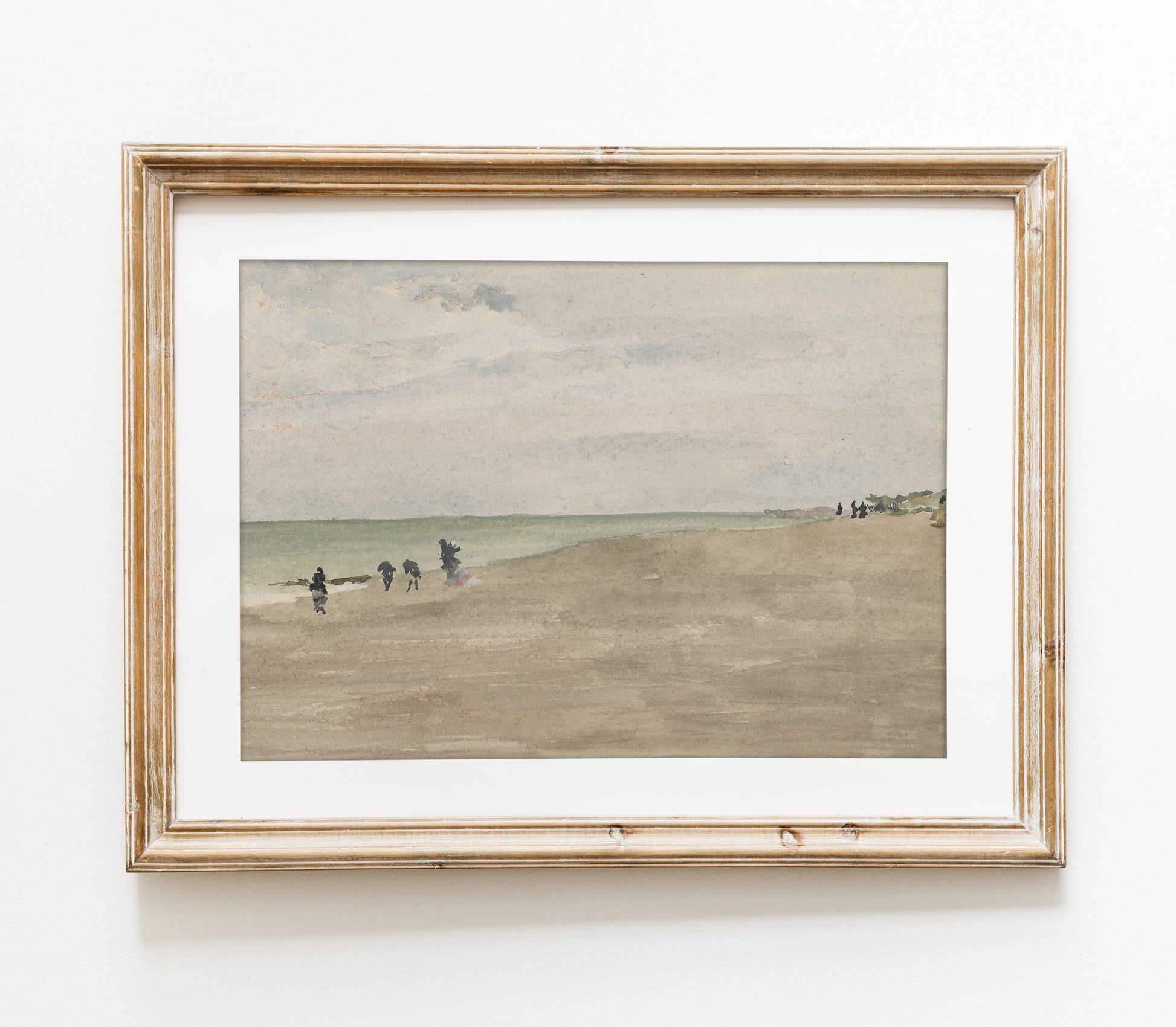 Vintage Nautical Landscape Art Print L0108