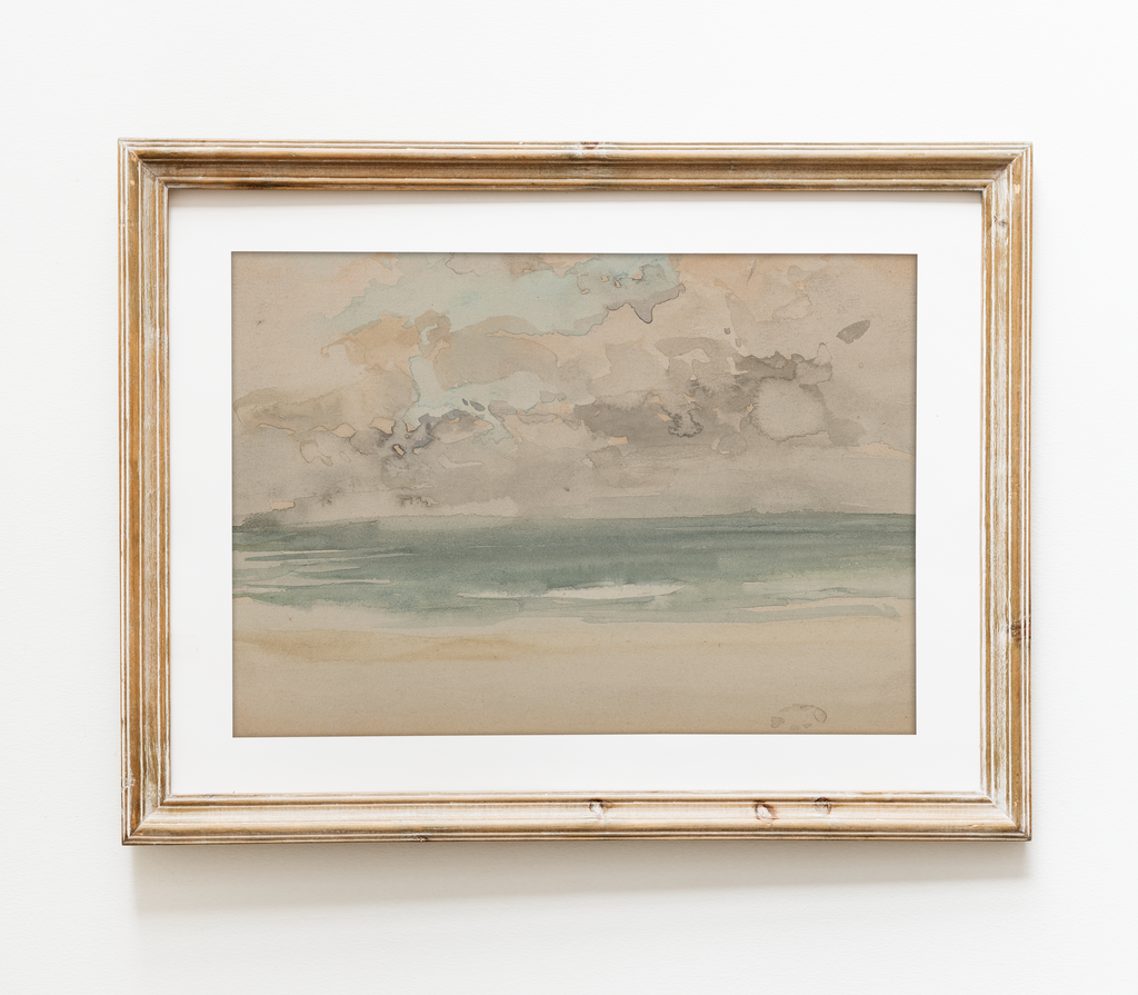 Vintage Coastal Landscape Art Print L0102