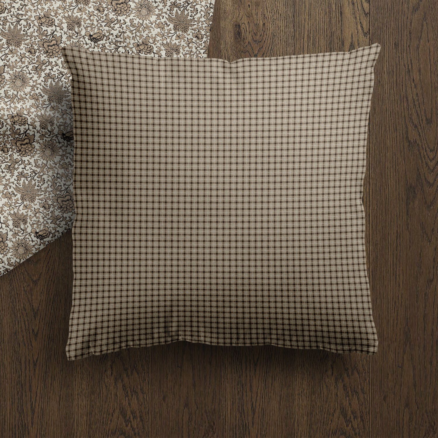 Elliott | Housse de coussin à carreaux 
