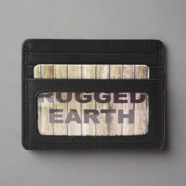 Portefeuille porte-cartes de crédit pour homme Rugged Earth