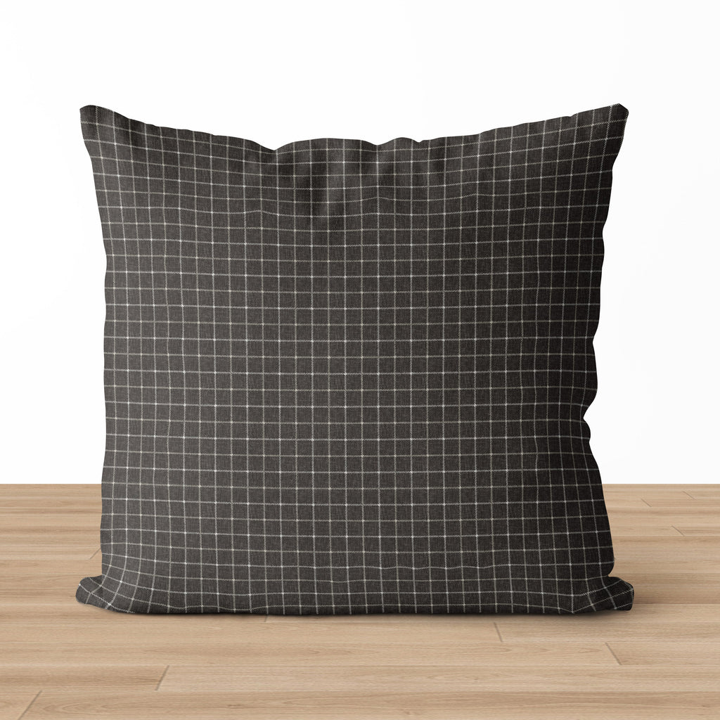 Theron | Housse de coussin Grey Gridlock 