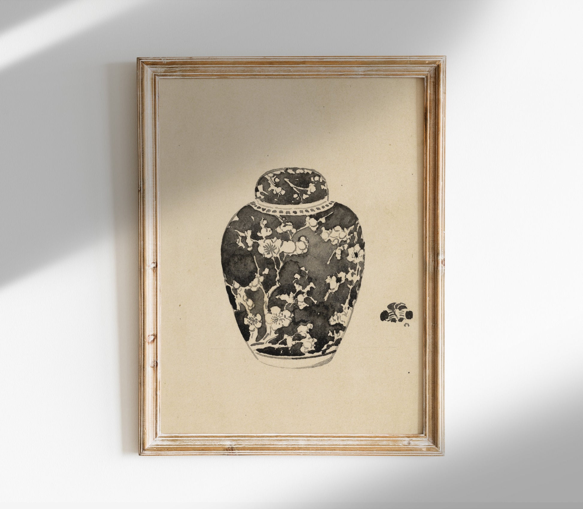 Pot vintage avec couvercle - Impression artistique SK0143