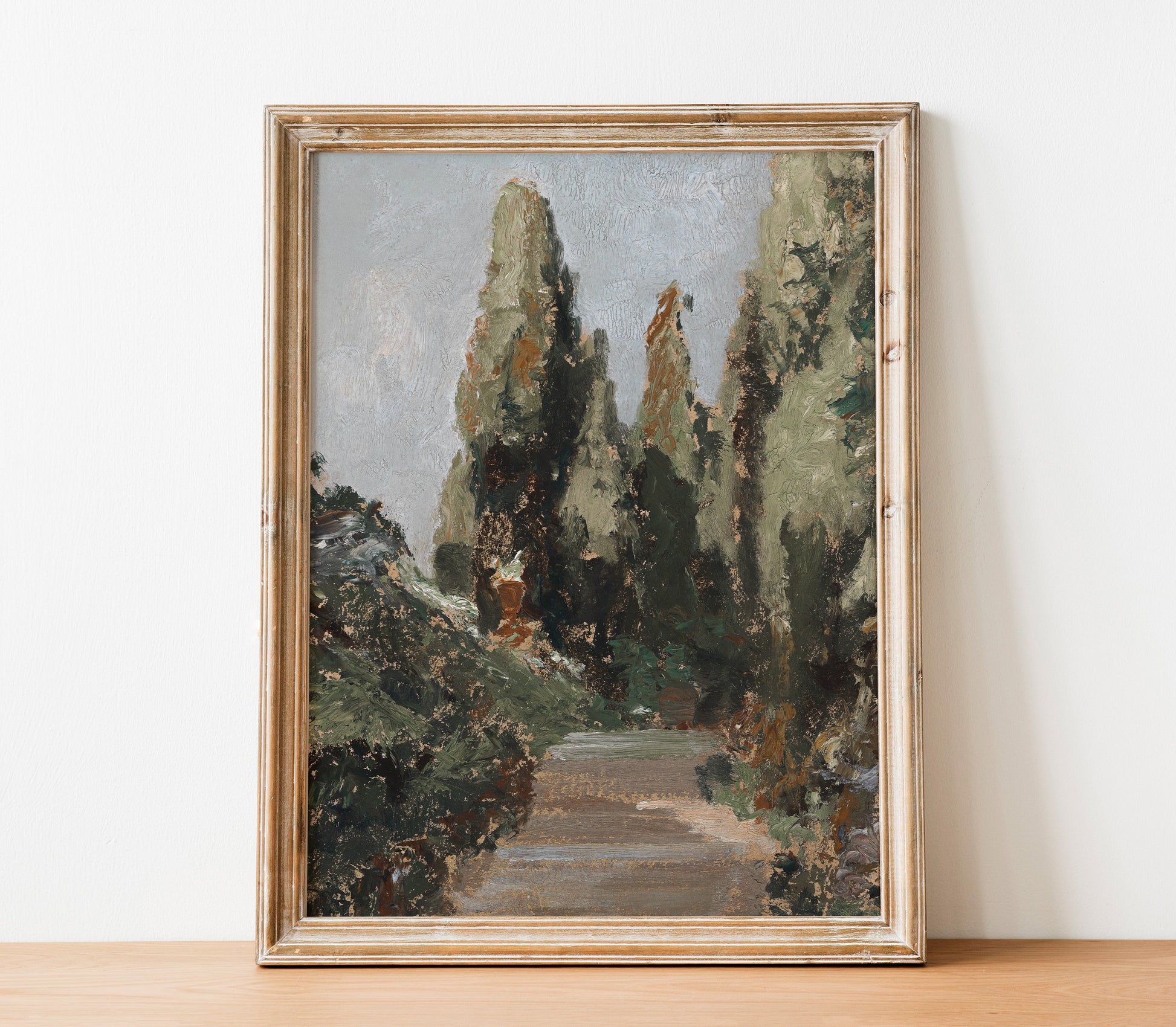 Estampe d'art paysager vintage L0193