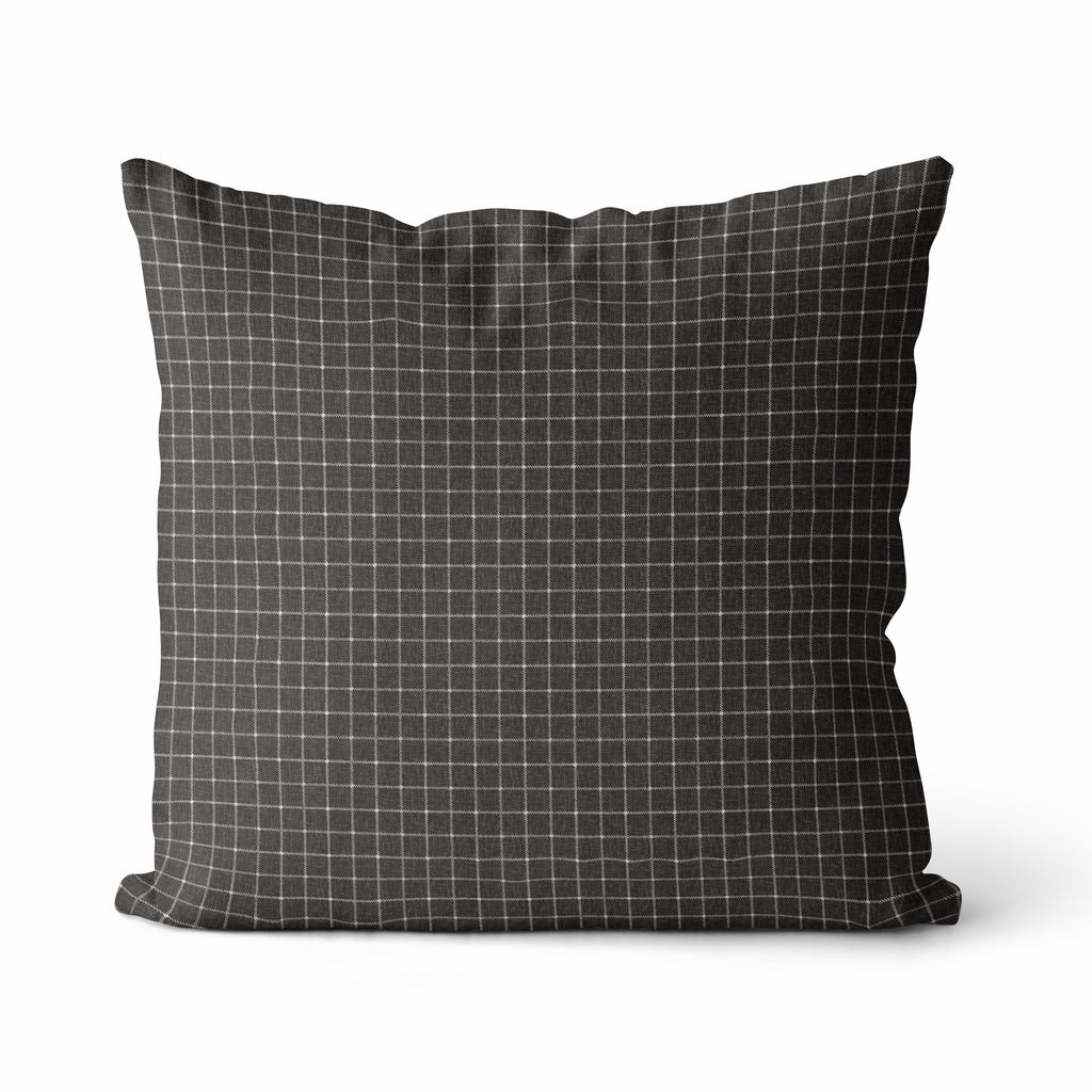 Theron | Housse de coussin Grey Gridlock 