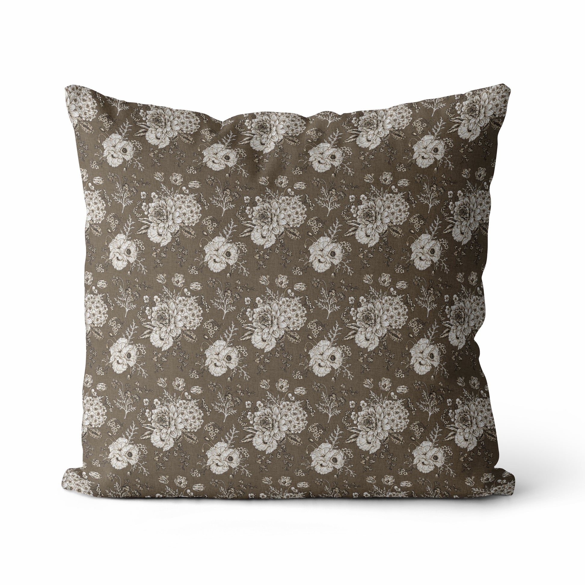Elysia | Housse de coussin florale vintage 