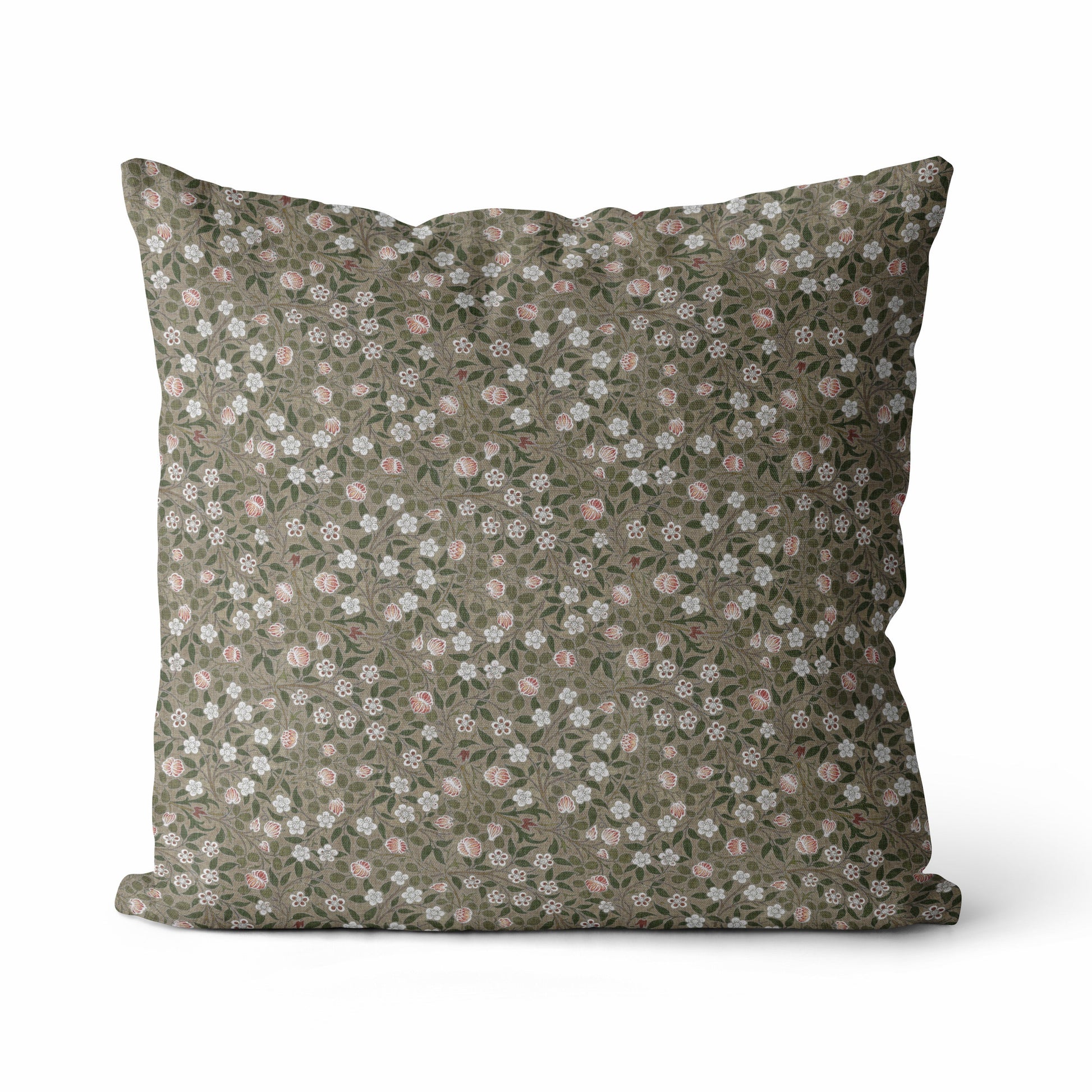 Ivy | Housse de coussin à fleurs vertes 