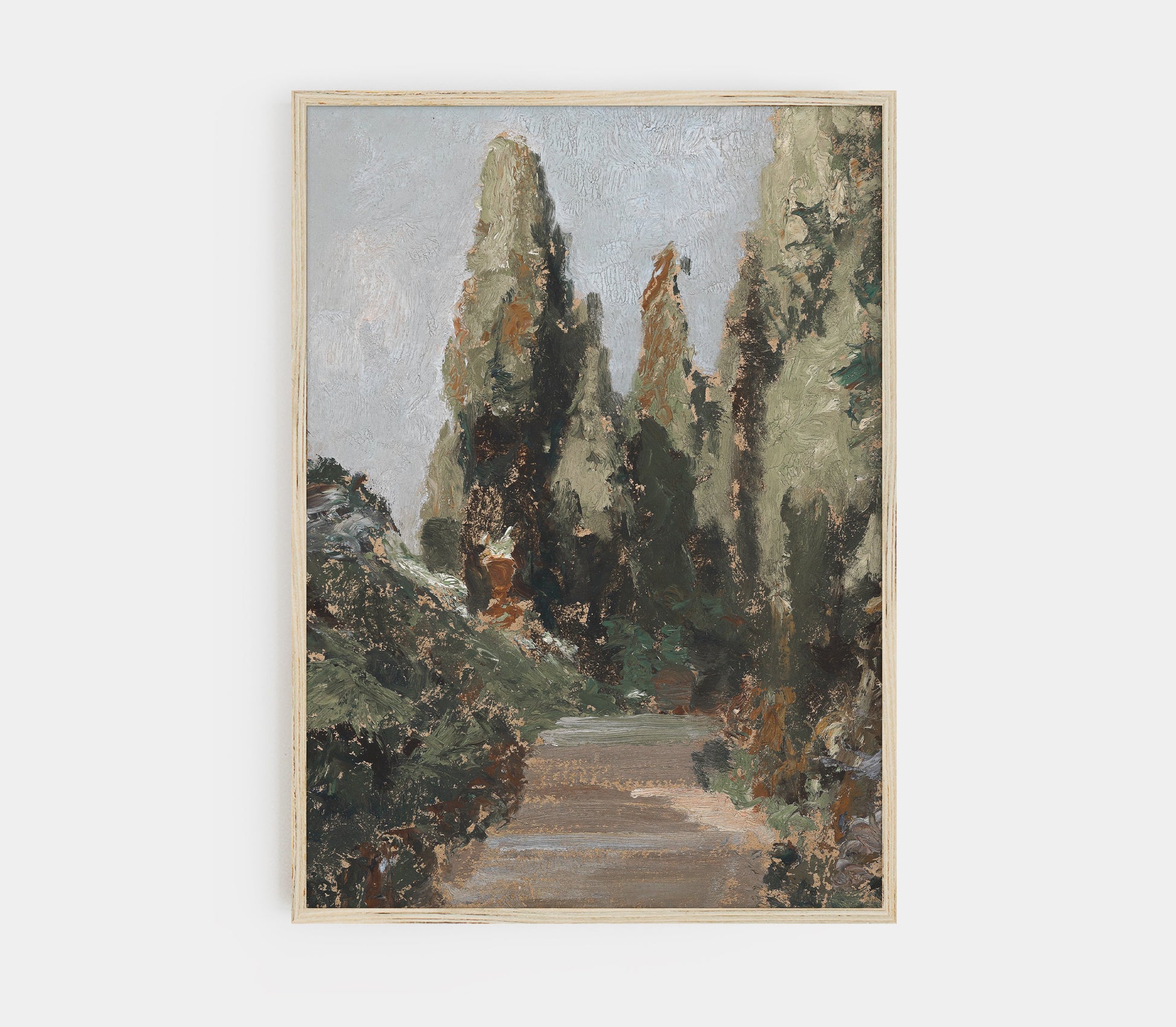 Estampe d'art paysager vintage L0193