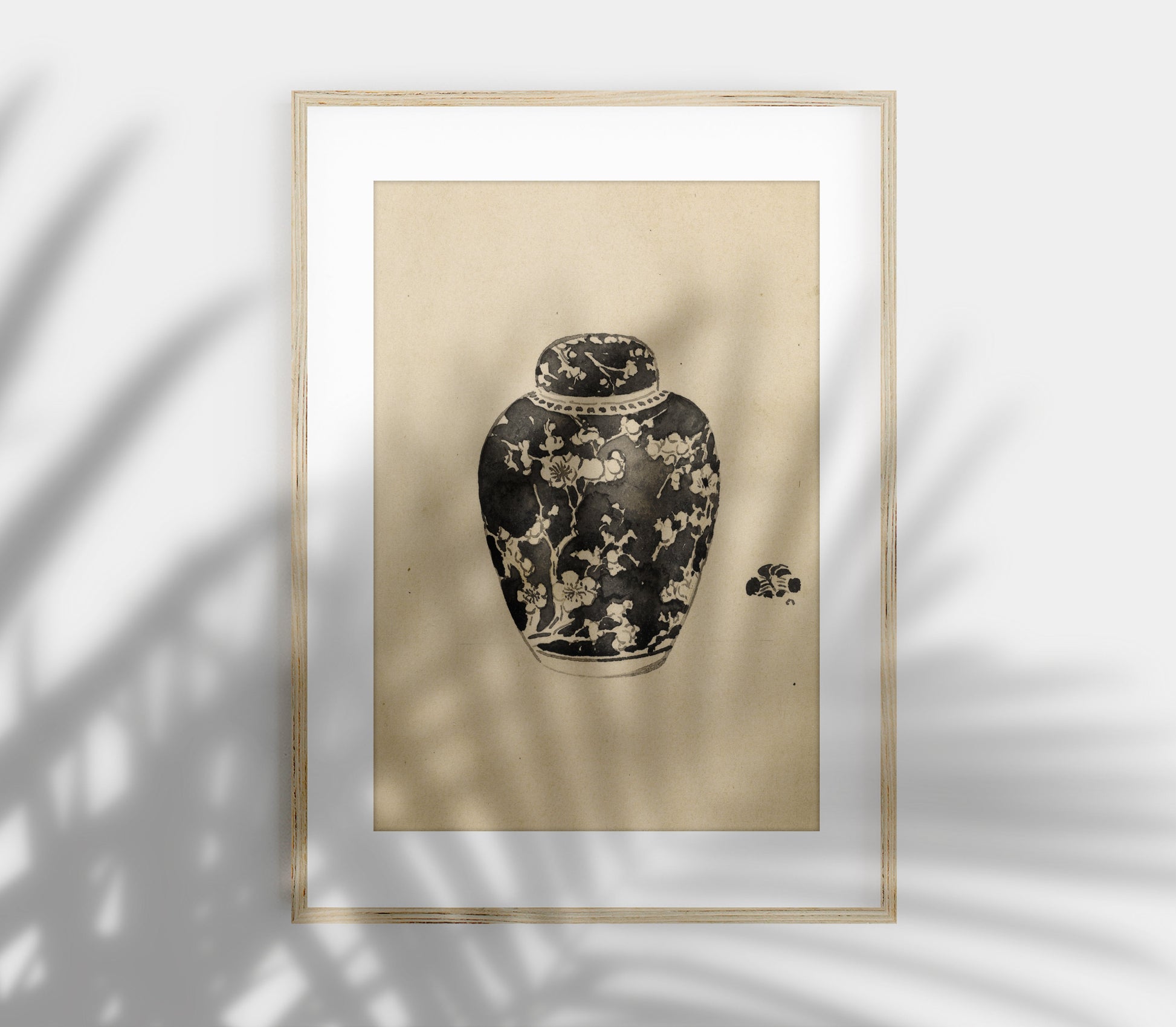 Pot vintage avec couvercle - Impression artistique SK0143