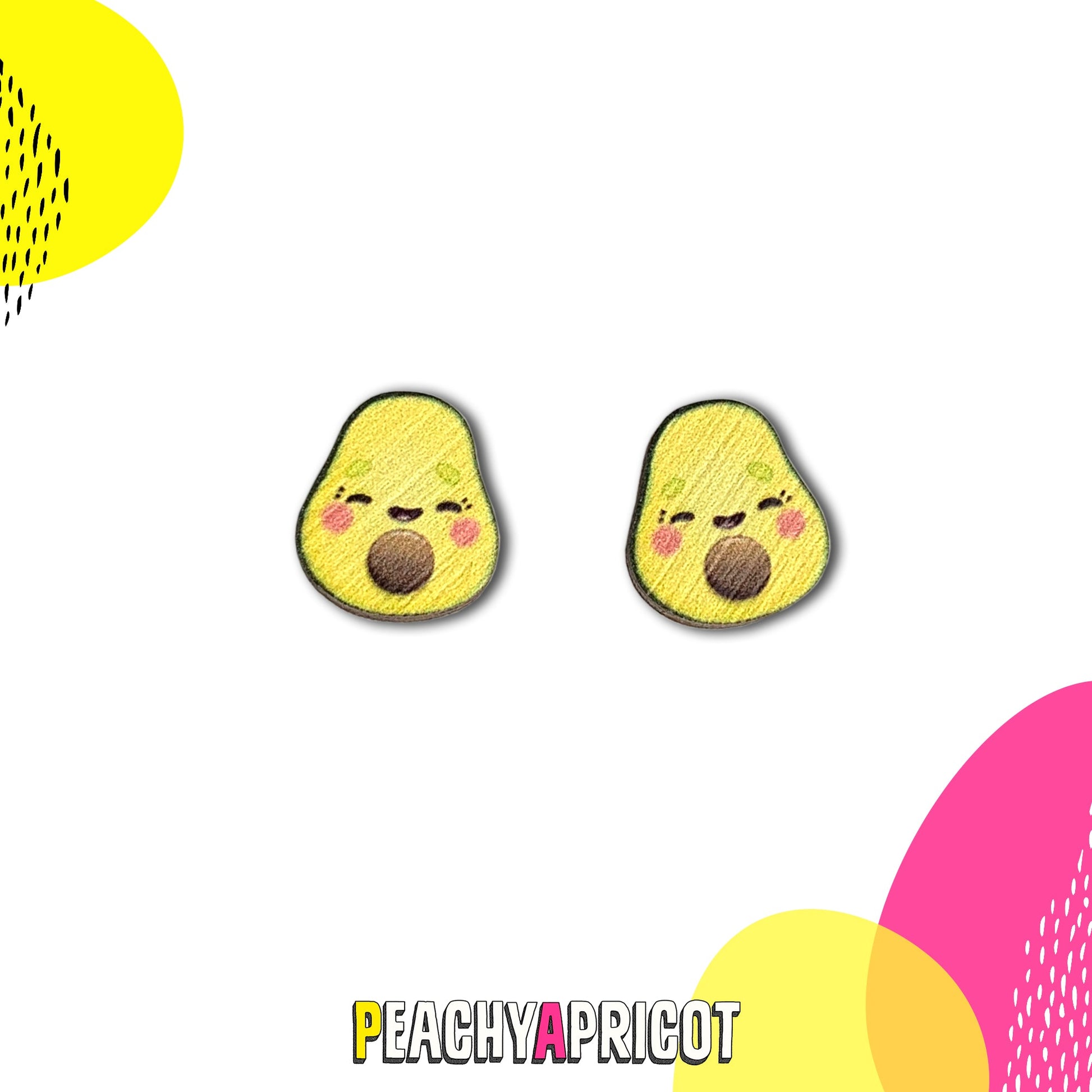 Kawaii Avocado Earrings