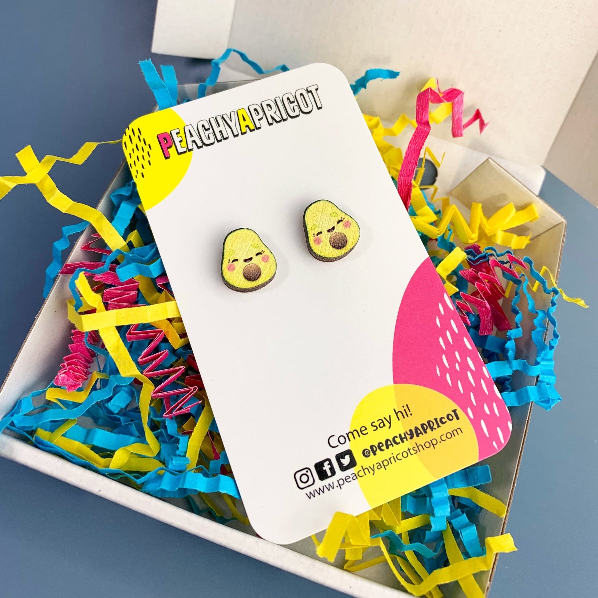 Kawaii Avocado Earrings