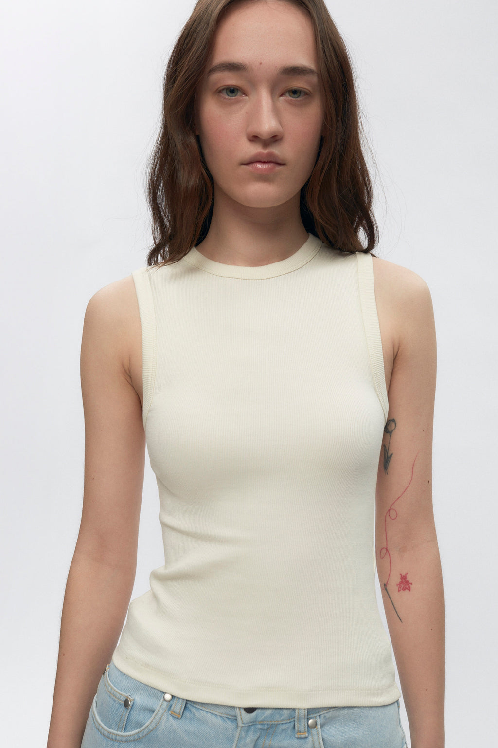 Débardeur coupé pour femme