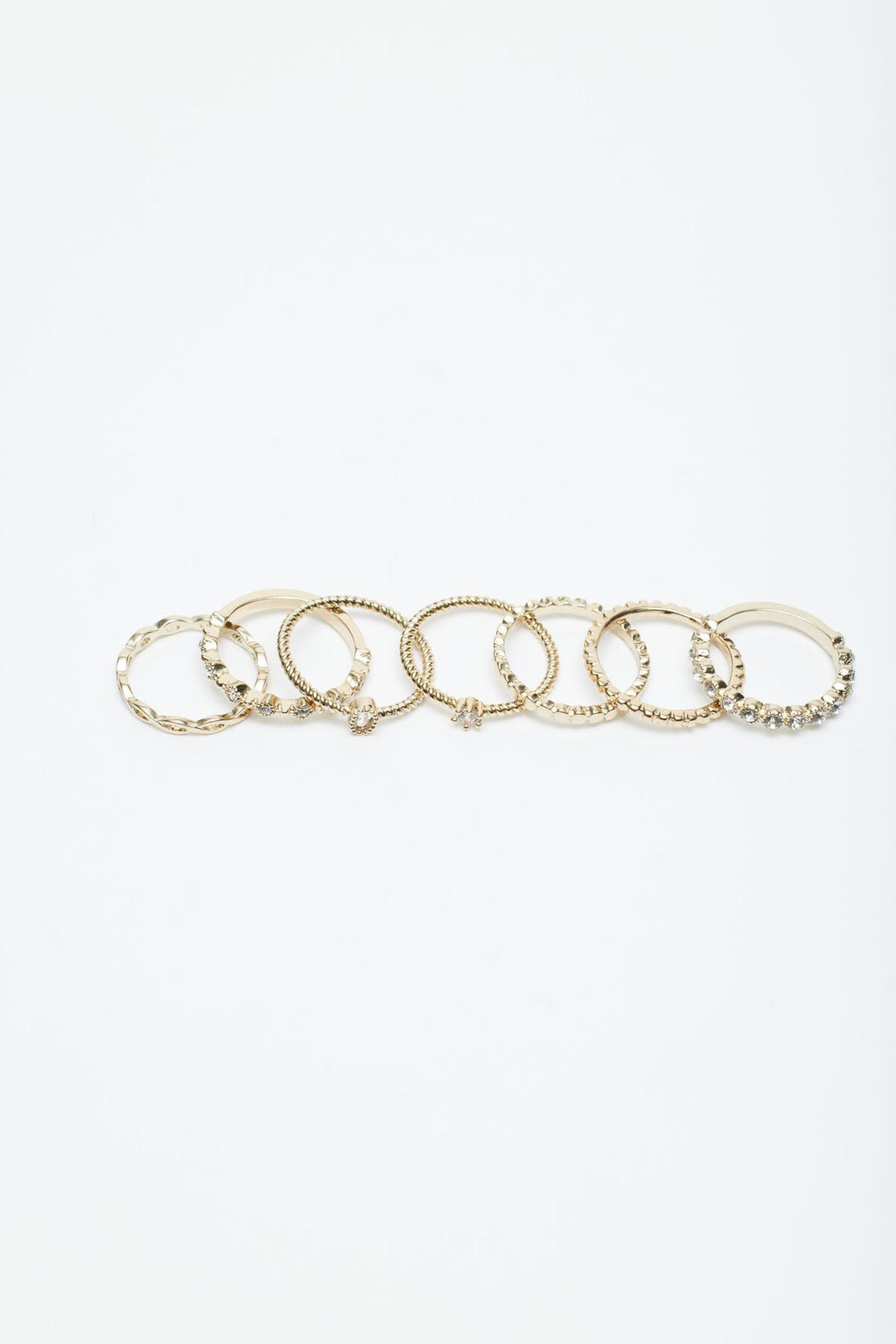 7-Pack Gem & Twist Rings