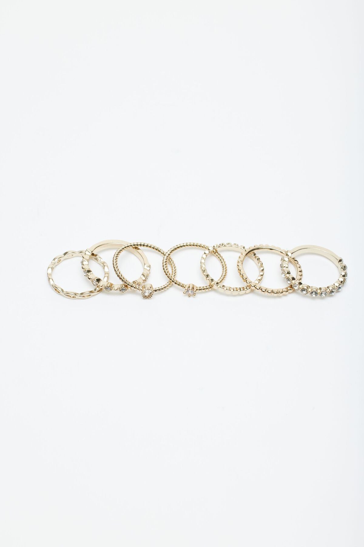 7-Pack Gem & Twist Rings