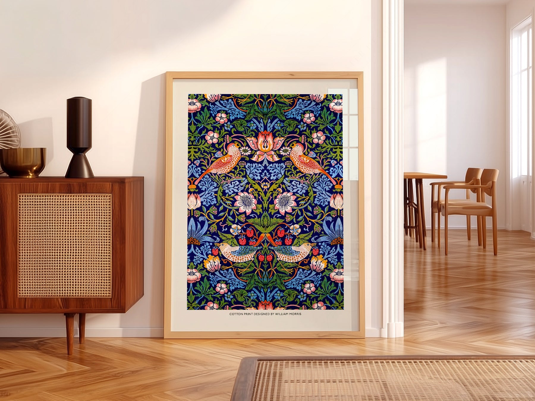 William Morris Strawberry Thief Art Print – Arts and Crafts Wall Decor