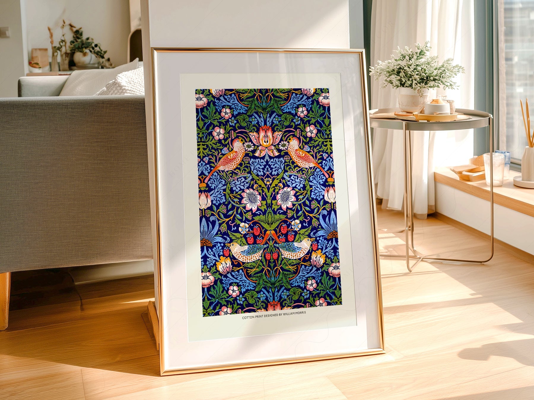 William Morris Strawberry Thief Art Print – Arts and Crafts Wall Decor