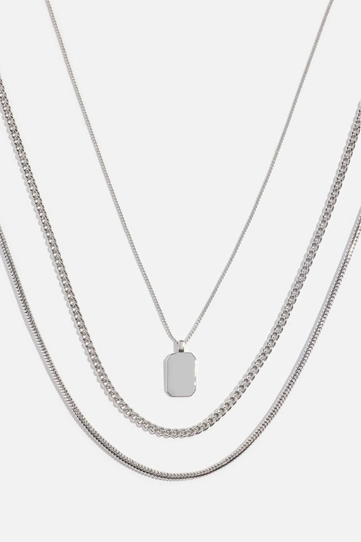 3-Pack Medallion Necklaces