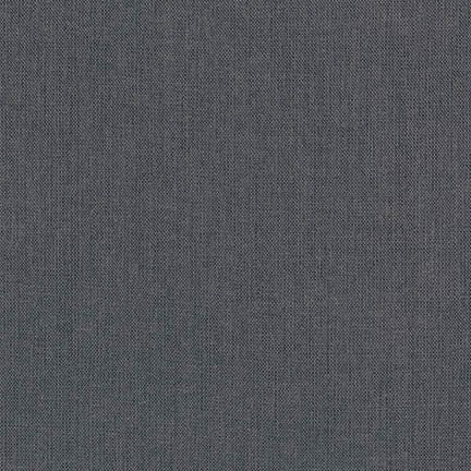 Mélange de lin pour laveuse de Bruxelles - Anthracite, 1/4 yard