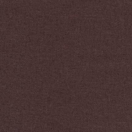 Mélange de lin pour laveuse de Bruxelles - Espresso, 1/4 yard