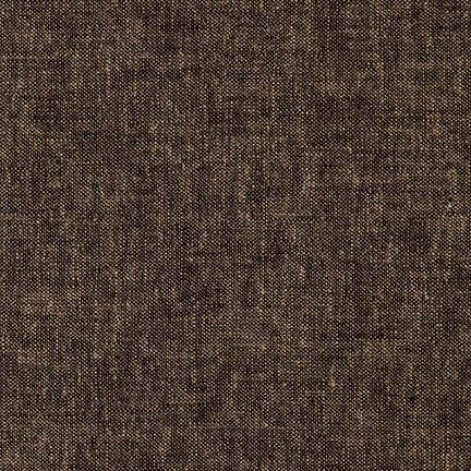 Mélange de lin teint en fil Brussels Washer - Espresso, 1/4 yard