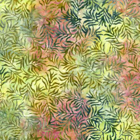 Batik Tonga Trésors Intemporels - Bouquet d'Herbes de Plage - B2309-BOUQUET