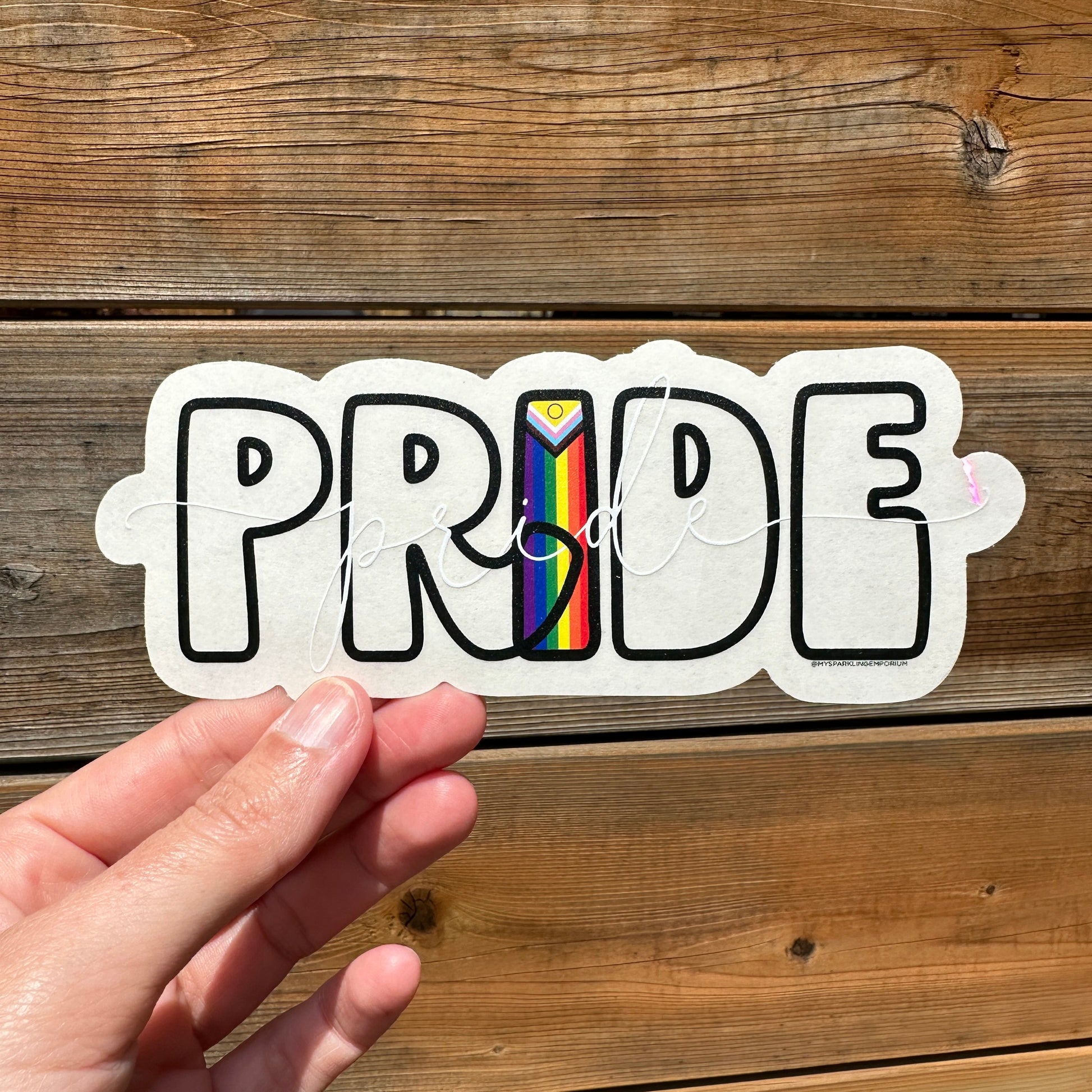 PRIDE Suncatcher Sticker