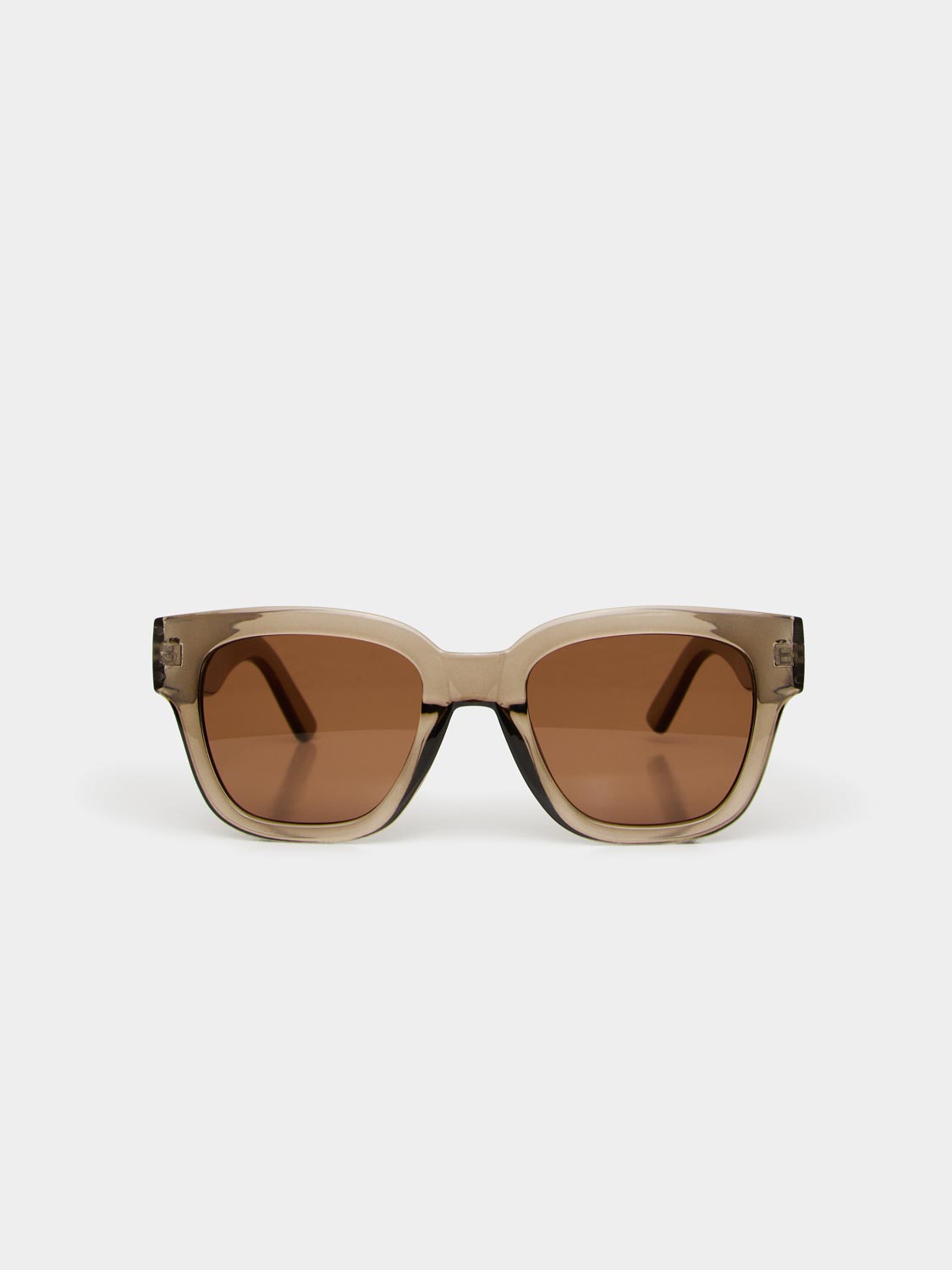 Clear Frame Wayfarer Sunglasses