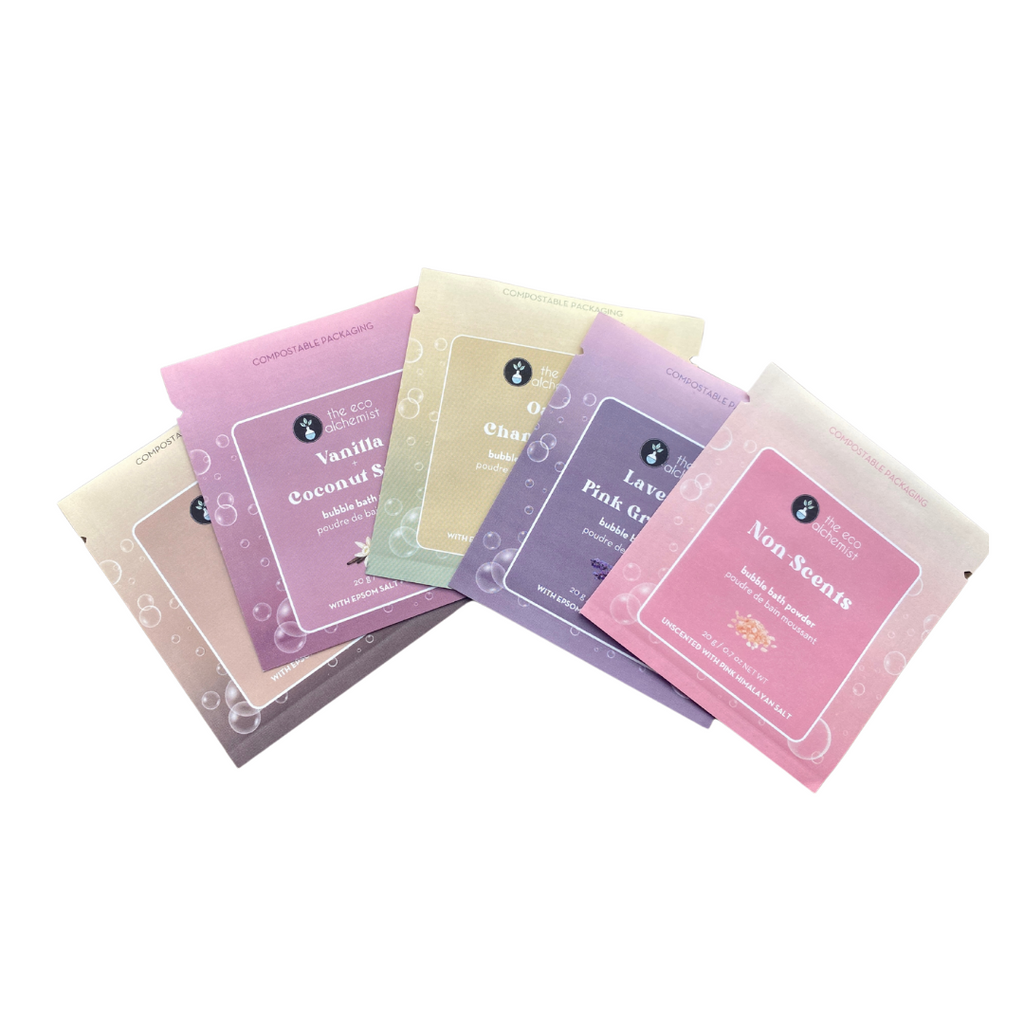 Poudre de bain moussante individuelle