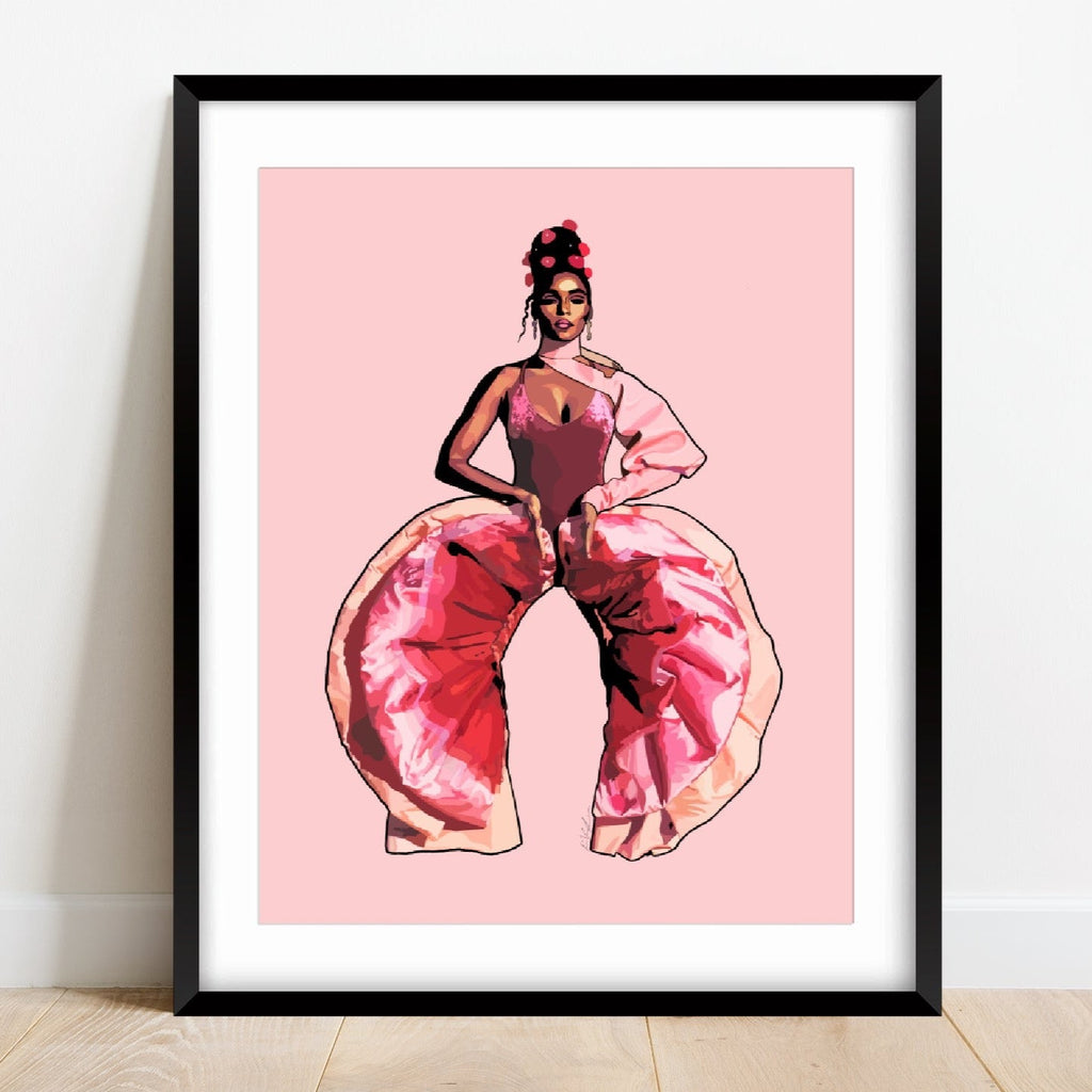 Janelle Monae ART PRINT