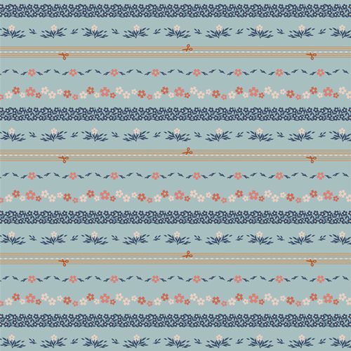 AGF 2.5 Edition - Ditsy Chain Bound Sky, Binding Fabric, 2.5" strips