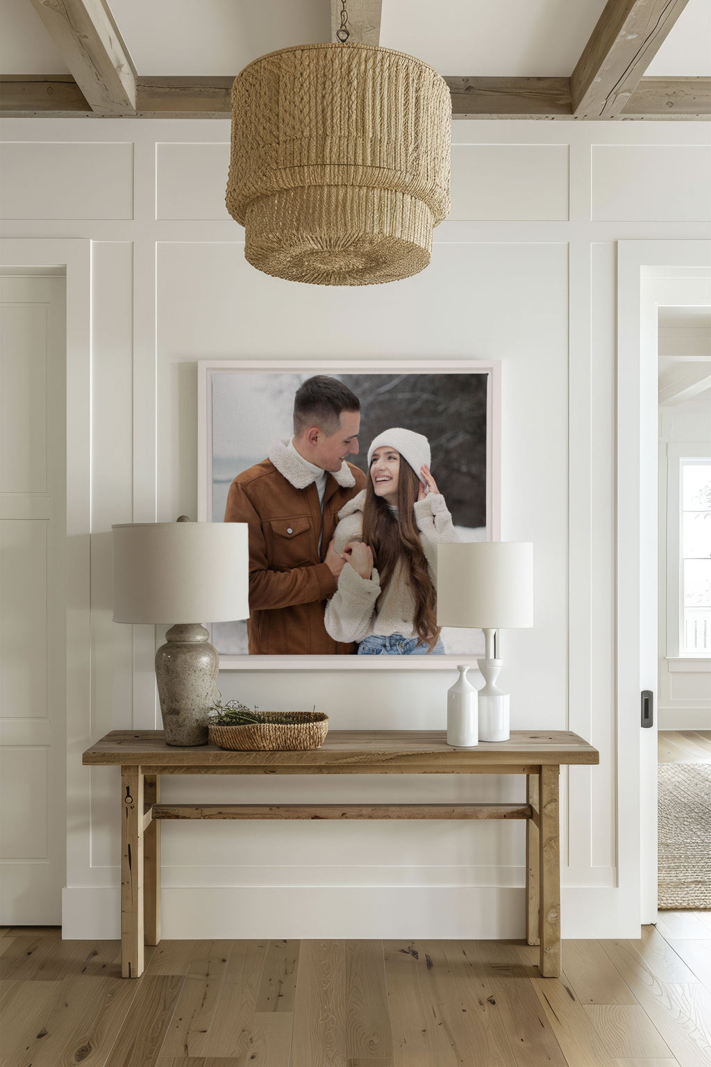 Custom Square Stretched Canvas (with Frame)