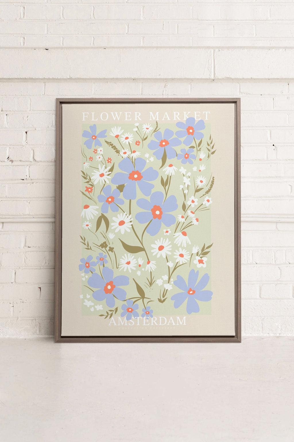 AMSTERDAM BLOOM, Stretched Canvas Artwork