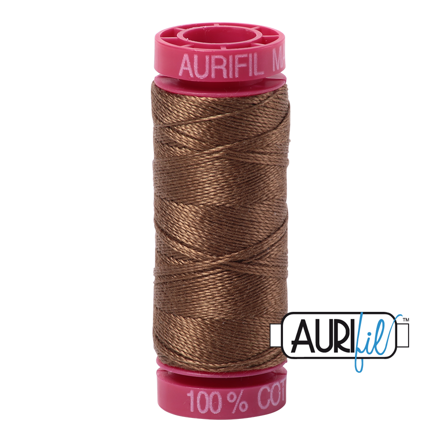 Fil Aurifil – Grès foncé 1318 – 12wt