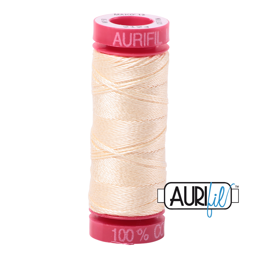 Fil Aurifil - Beurre 2123 - 12wt