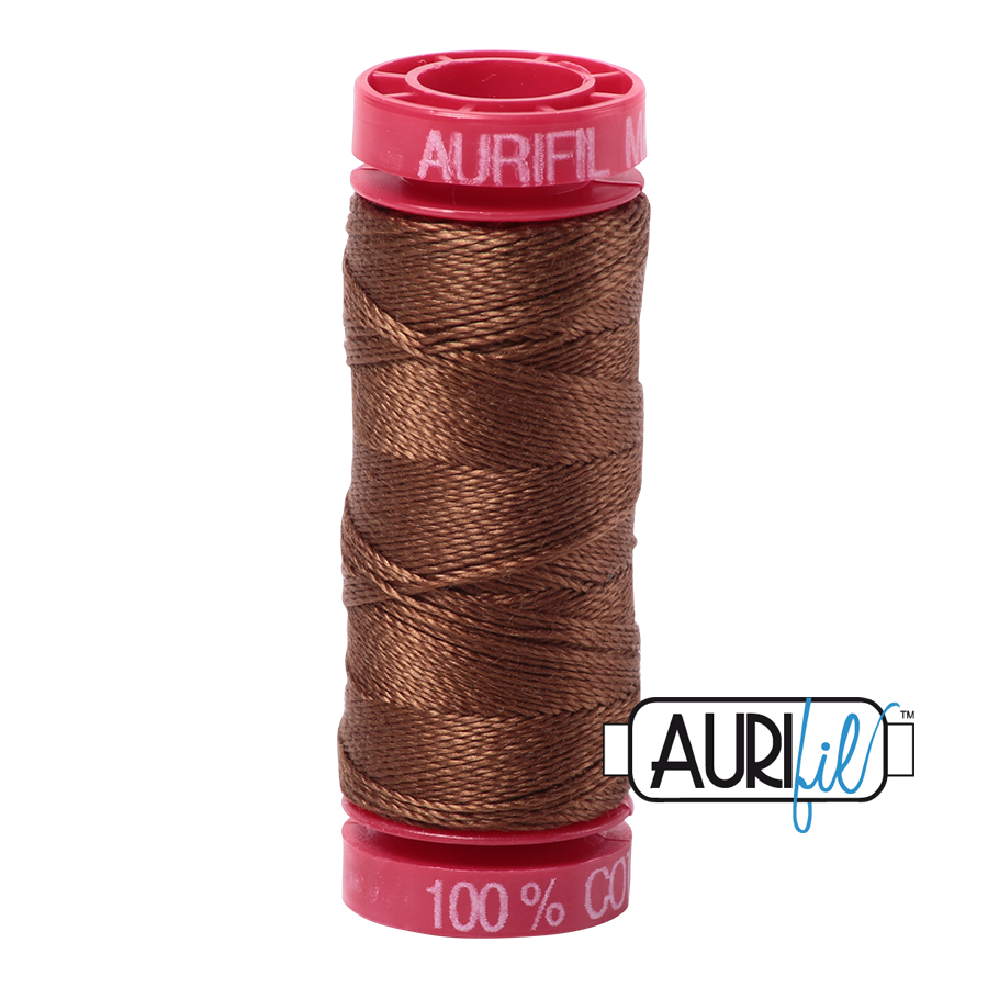 Fil Aurifil - Or antique foncé 2372 - 12wt