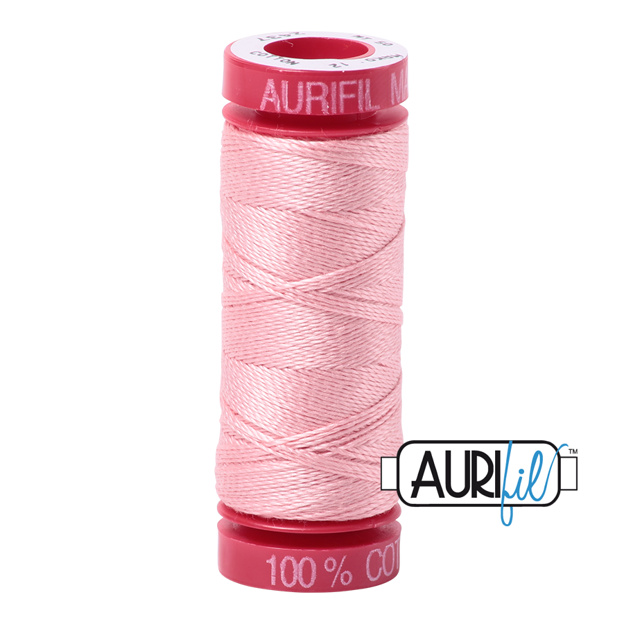 Fil Aurifil - Pivoine claire 2437 - 12wt