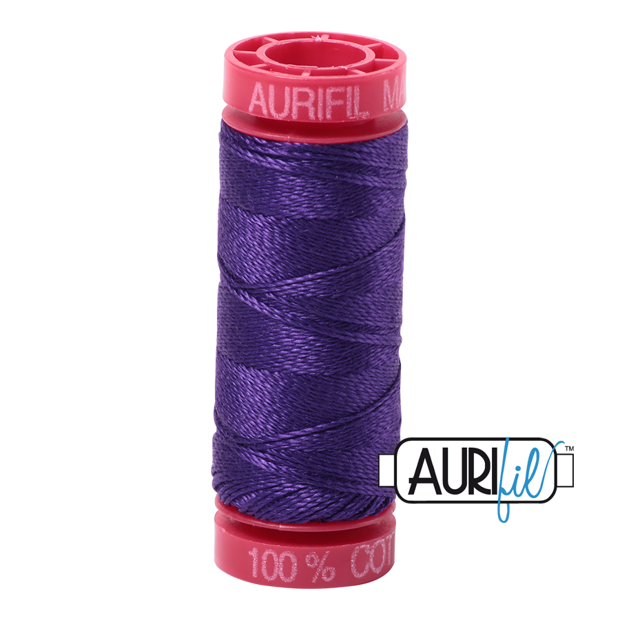 Fil Aurifil - Violet foncé 2582 - 12wt