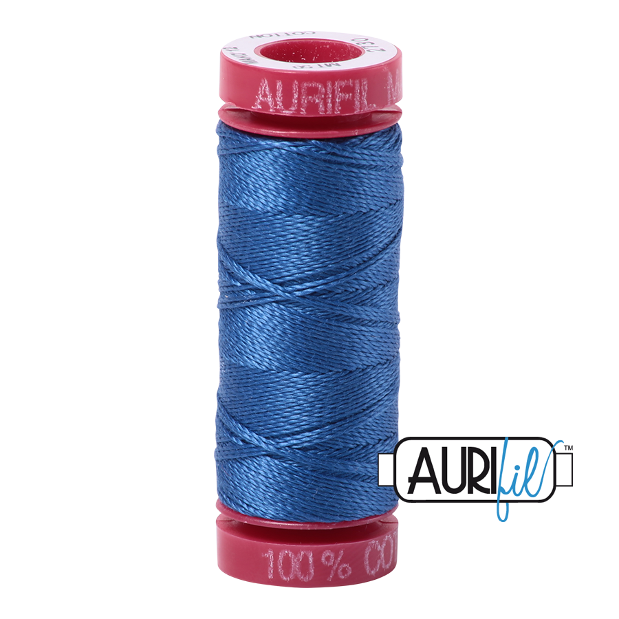 Fil Aurifil - Bleu de Delft 2730 - 12wt
