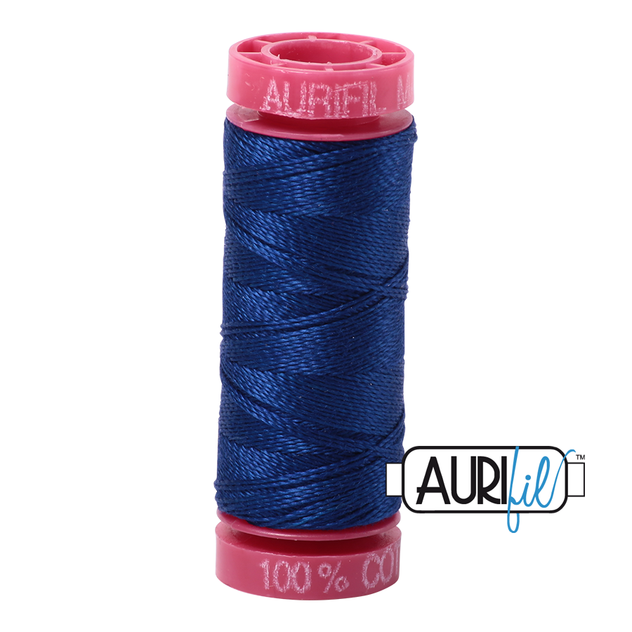 Fil Aurifil - Bleu de Delft foncé 2780 - 12wt