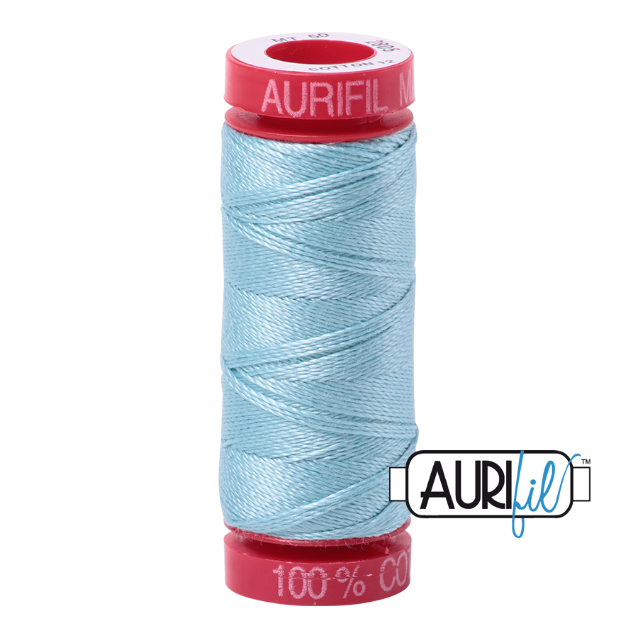 Fil Aurifil – Gris clair turquoise 2805 – 12wt